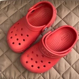 Boys Red Crocs